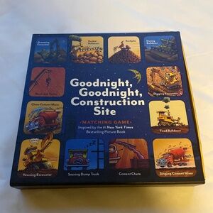 Goodnight Goodnight Construction Site Matching Game